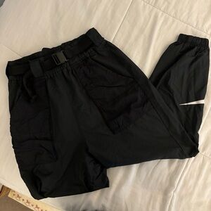 Black Nike Joggers with Belt